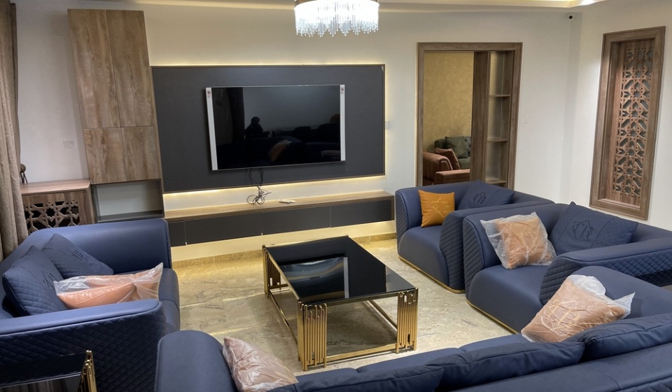 TV Set in the living room